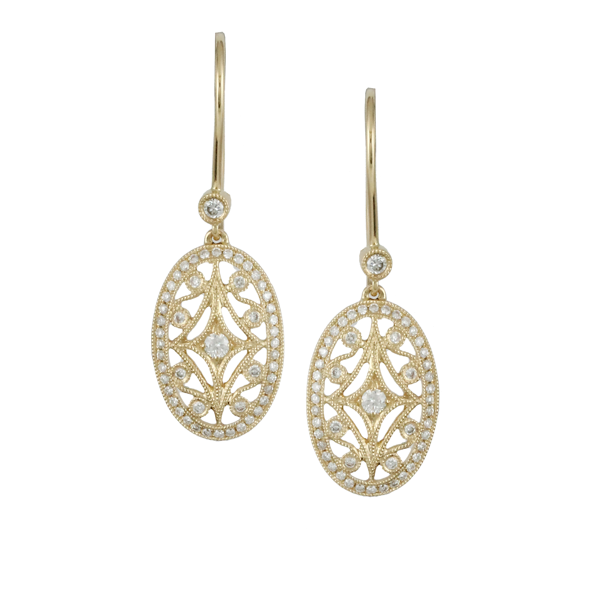Diamond 2025 filigree earrings